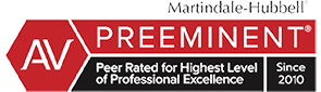 AV Preeminent Rating, Since 2010